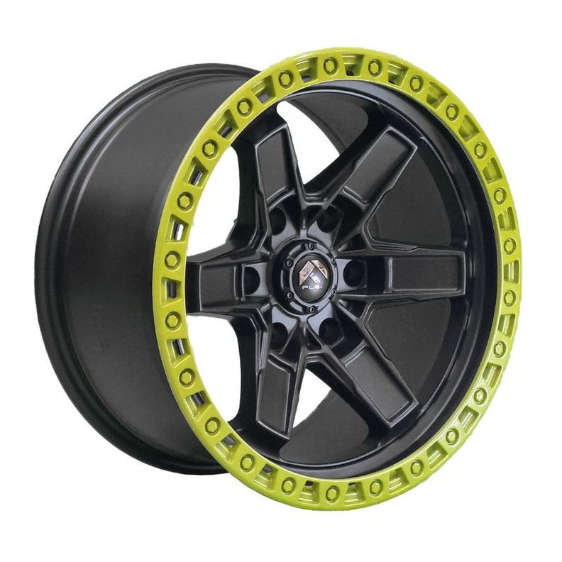 Set 4 Llantas 17x9 6X139 Et-12 KICKER6 MB-LY-BR-0