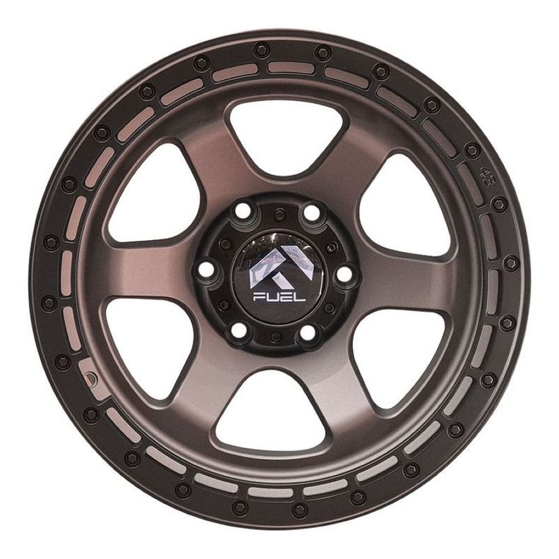 SET 4 LLANTA  17x9 6X139 Et-10 BLOCK MBRNZ-LMB Replica-1
