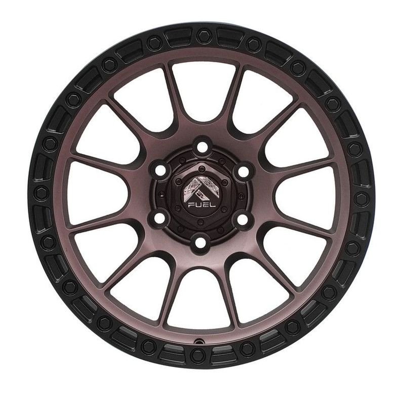 SET 4 LLANTA  17x9 6X139 Et-12 VECTOR MBRNZ-LMB REPLICA-1