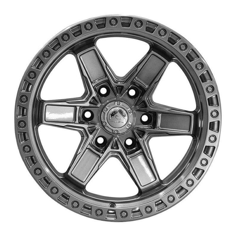 SET 4 LLANTA  17x9 6X139 Et-12 KICKER6 MG Replica-1