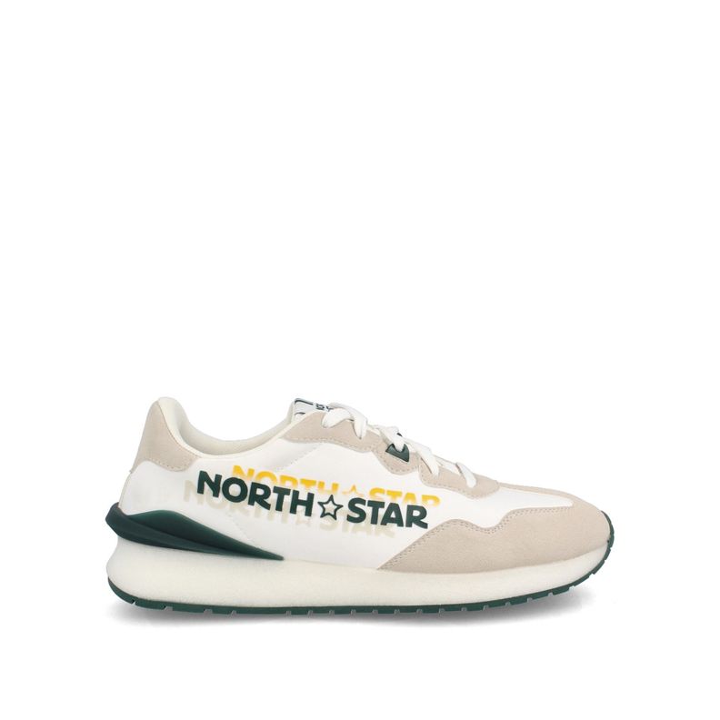 Zapatilla Hombre North Star Retronova Blanco-Verde-0