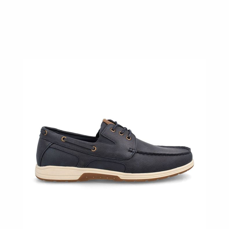 Zapato Hombre Bata Rancagua Azul Marino