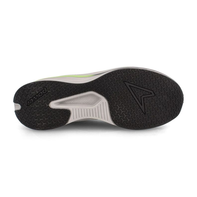Zapatilla Hombre Power Swift Negro-Gris Claro-4