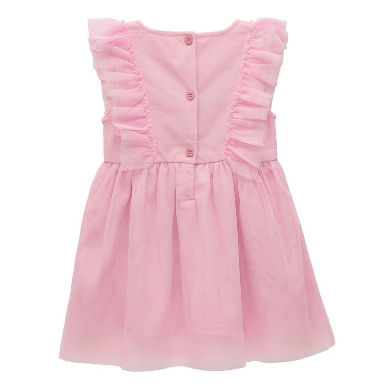 Vestido Niña Bubblegummers Magnolia Rosado Teens-1
