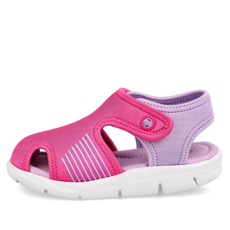 Sandalia  Niño Bubblegummers Bentley Rosado-Lila-1