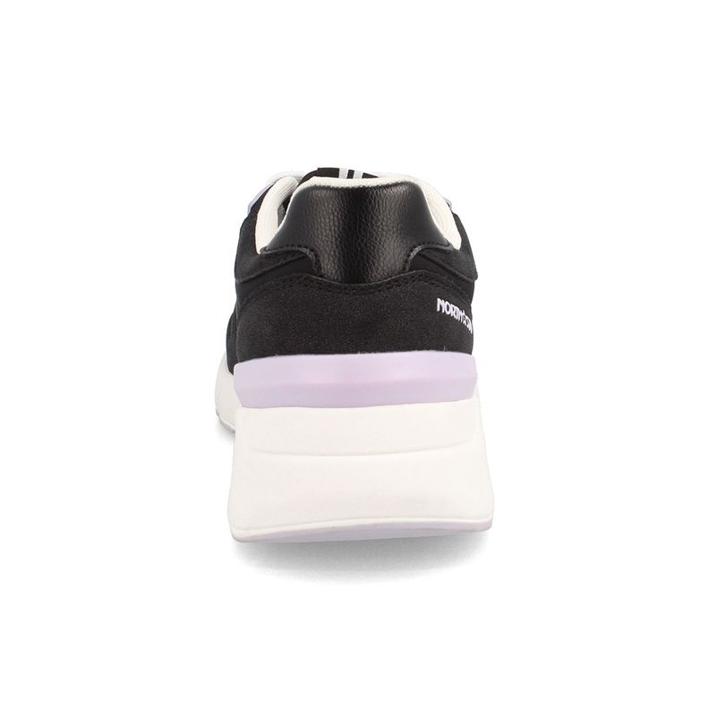 Zapatilla Mujer North Star Flag Negro-2