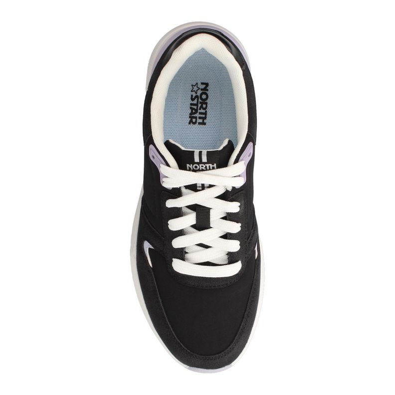 Zapatilla Mujer North Star Flag Negro-3