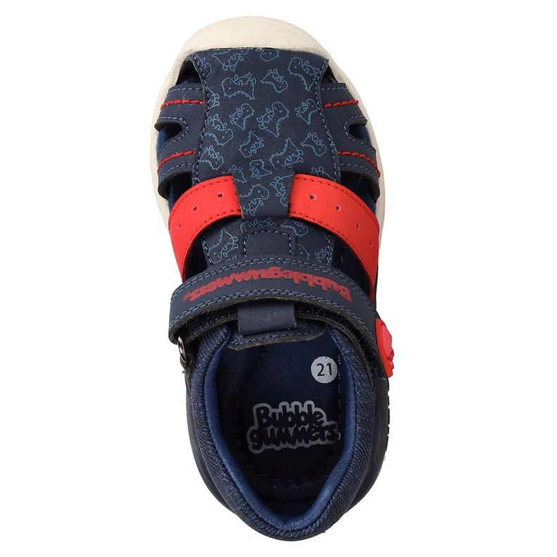 Sandalia  Niño Bubblegummers Bio Fit Azul I-5