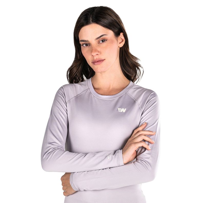 Primera Capa Mujer Weinbrenner First Layer Warm Top Lila-2