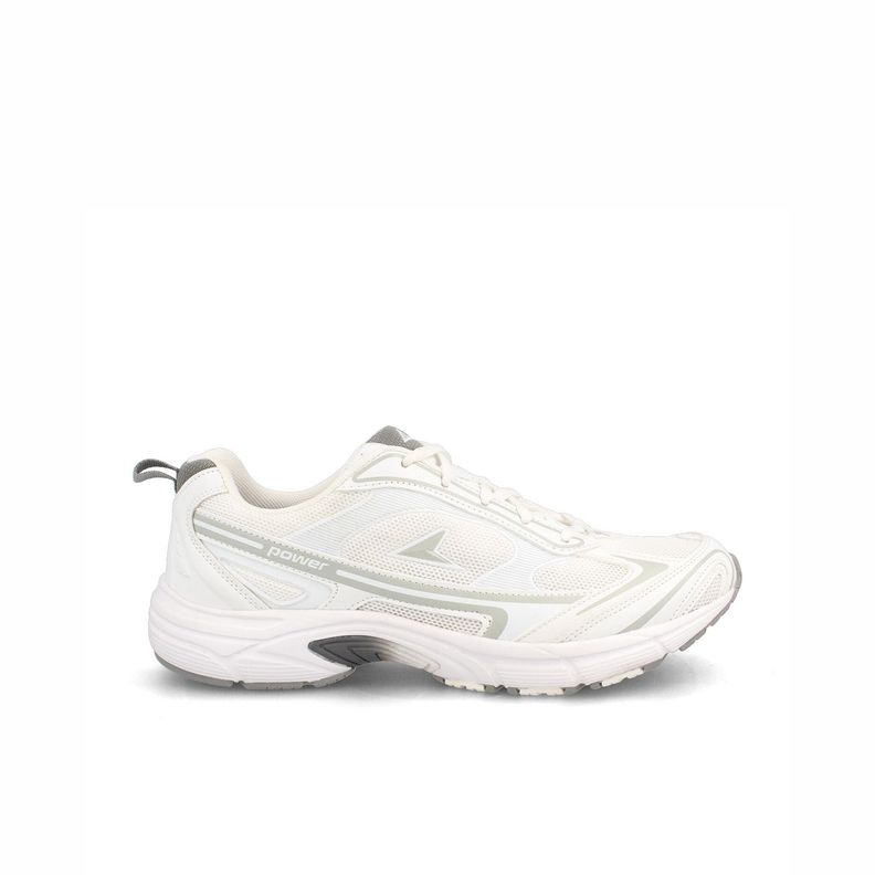 Zapatilla Hombre Power Zeta Relic Blanco-Gris-0