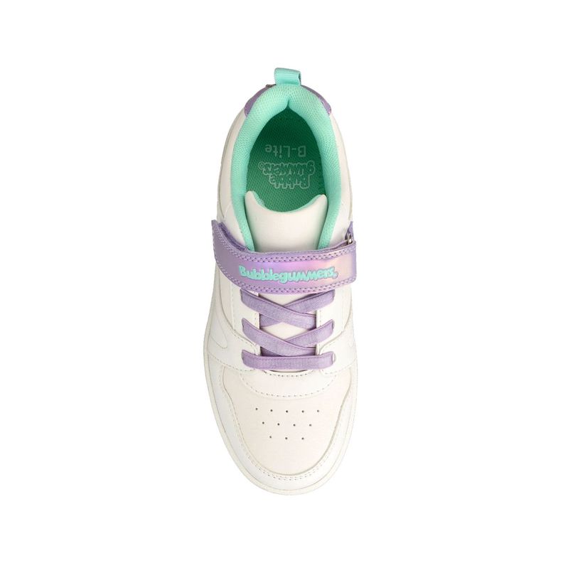 Zapatilla Niña Bubblegummers Clavel Blanco-Lila-3