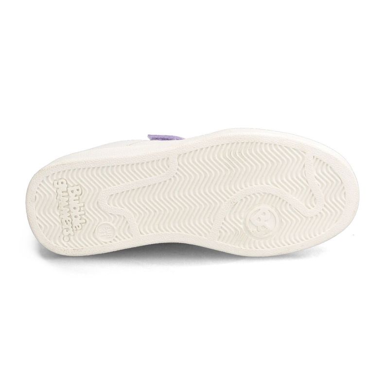 Zapatilla Niña Bubblegummers Clavel Blanco-Lila-4