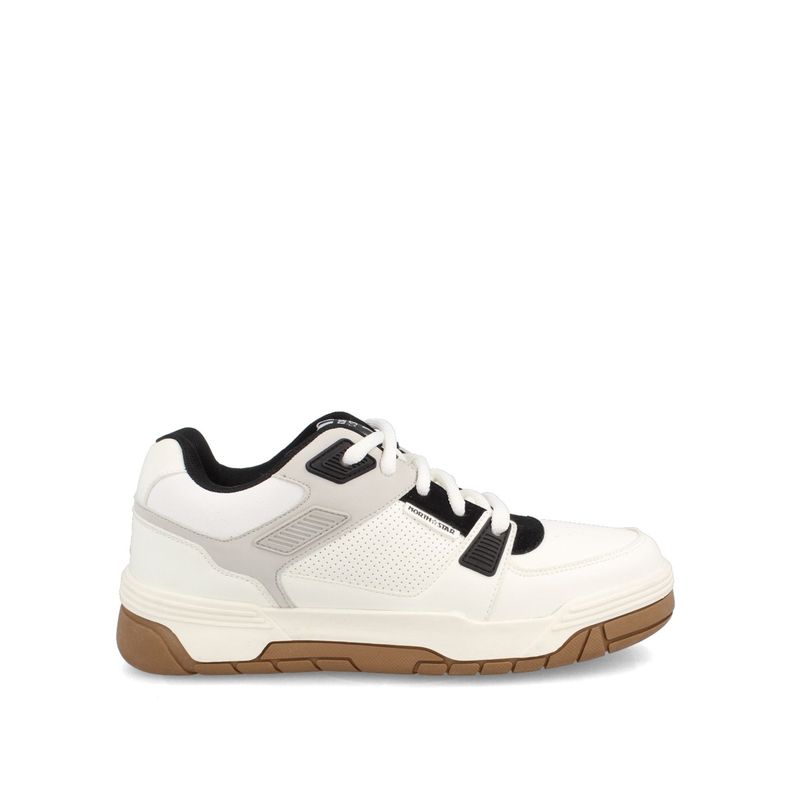 Zapatilla Hombre North Star Skater Chunk Blanco-Negro-0