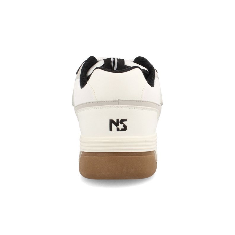 Zapatilla Hombre North Star Skater Chunk Blanco-Negro-2