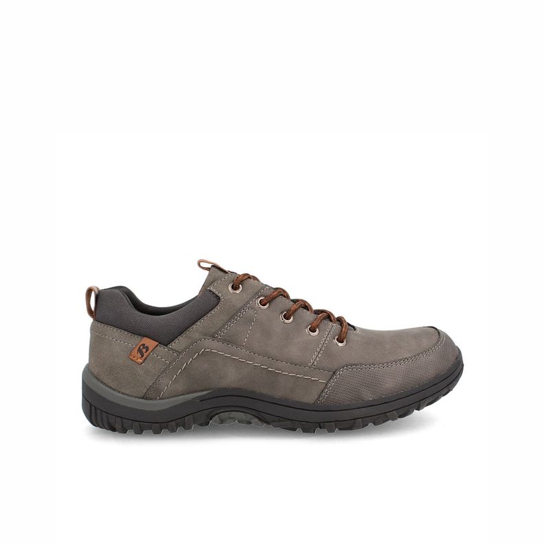 Zapato Hombre Bata Rocco Gris-0