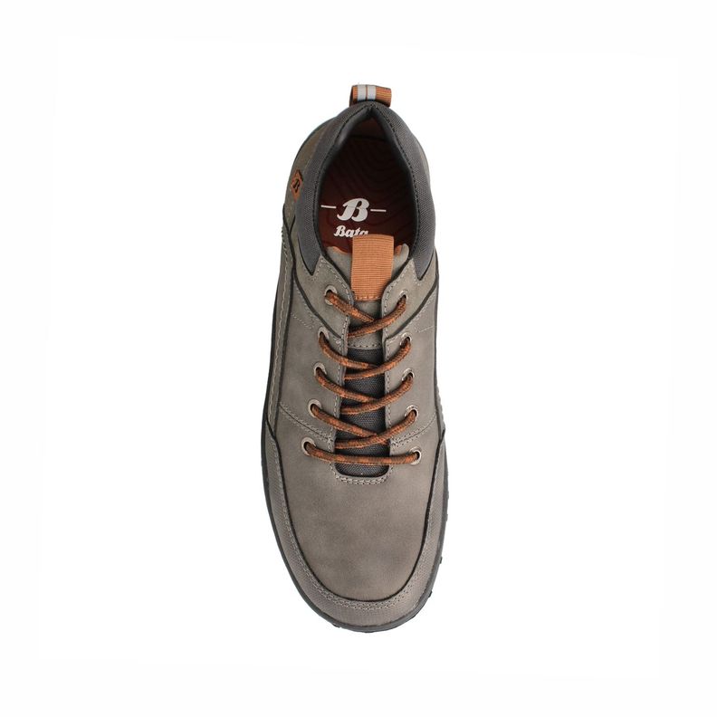 Zapato Hombre Bata Rocco Gris-6