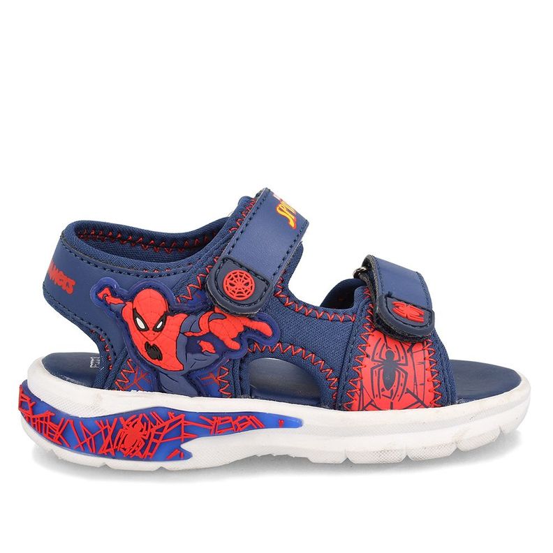 Sandalia  Niño Bubblegummers Spiderman 4 Azul-Rojo-0