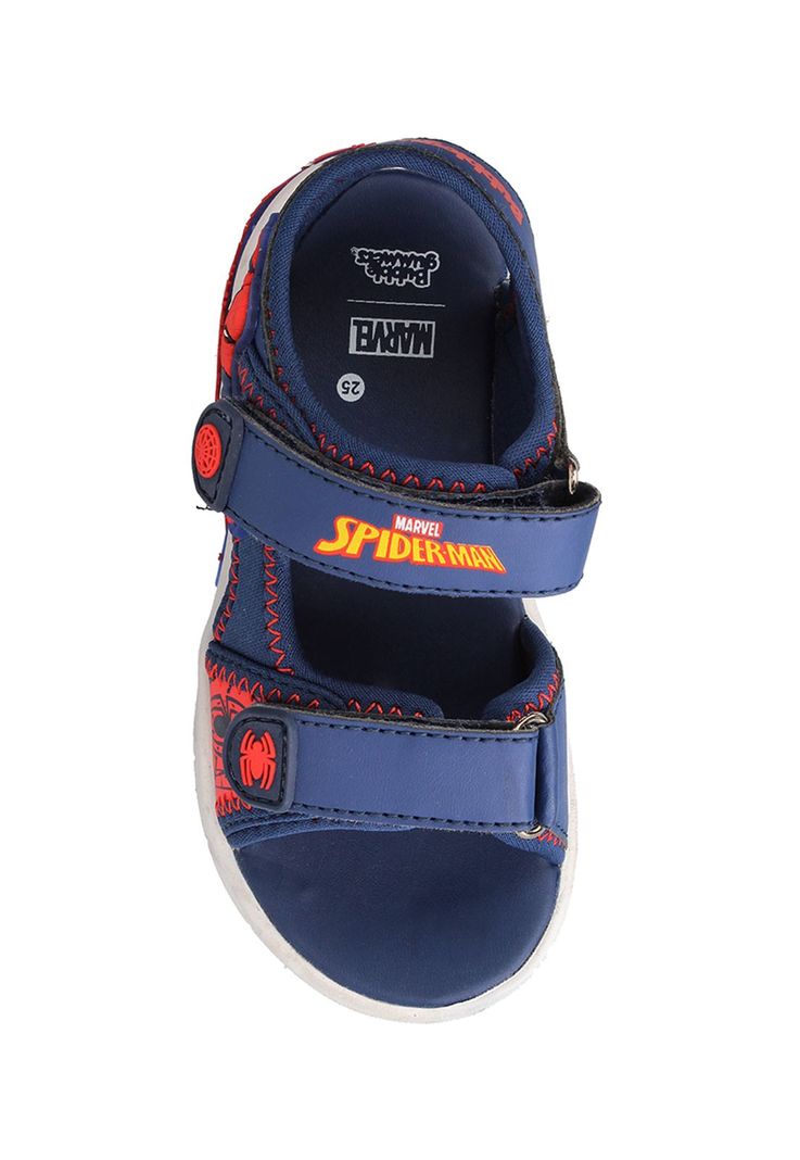 Sandalia  Niño Bubblegummers Spiderman 4 Azul-Rojo-7