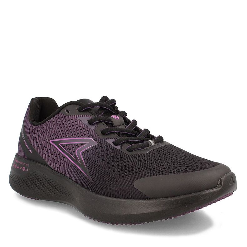 Zapatilla Mujer Power Xorise+100 Rn Eros2 Negro-Morado Oscuro-0