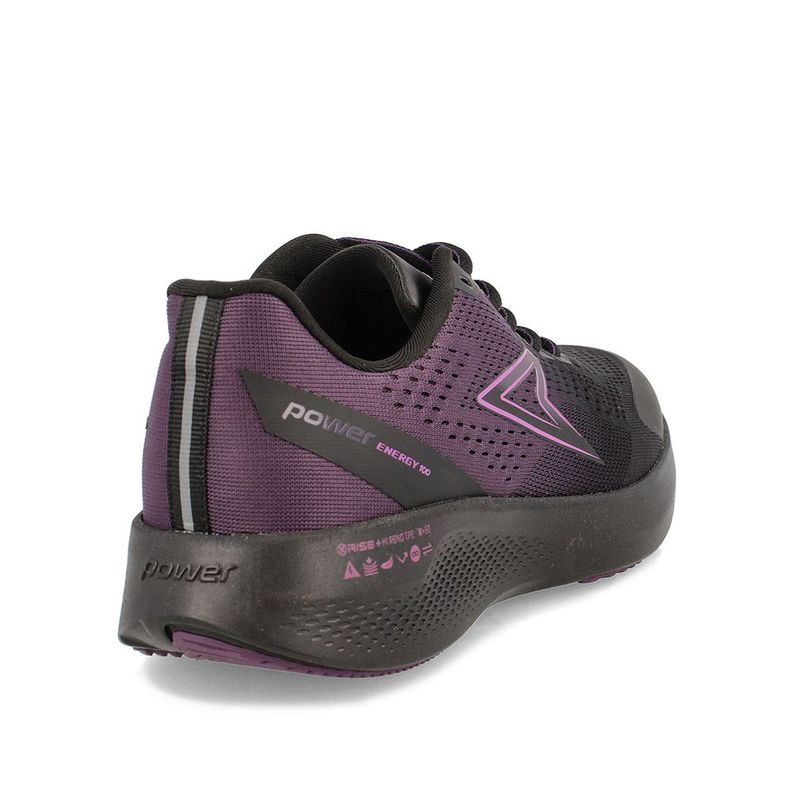 Zapatilla Mujer Power Xorise+100 Rn Eros2 Negro-Morado Oscuro-3