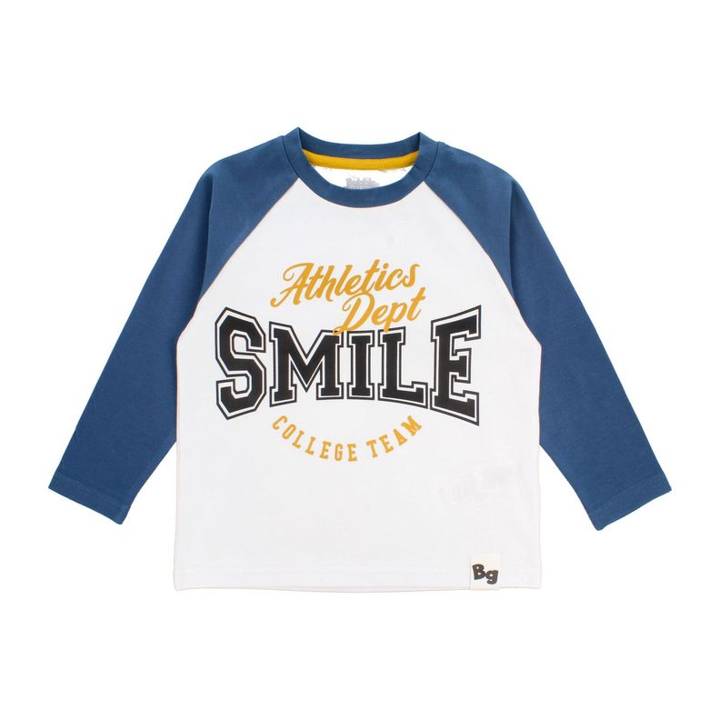 Poleras Manga Larga Niño Bubblegummers Fez Blanco-0