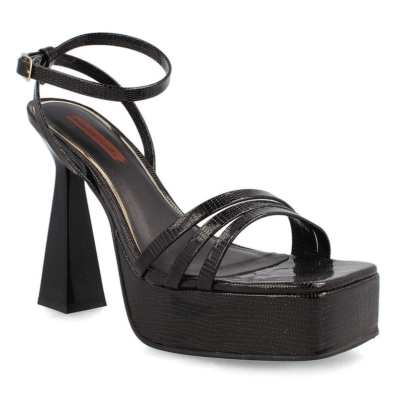 SANDALIA MUJER BATA LOTO NEGRO-0