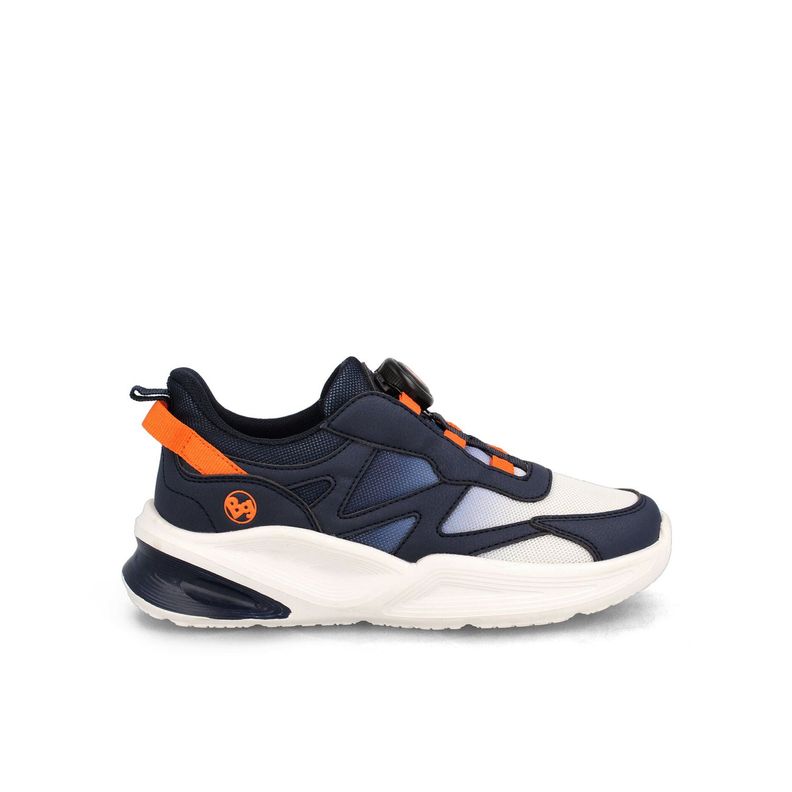 Zapatilla Niño Bubblegummers Dynamic Azul-Naranjo-0