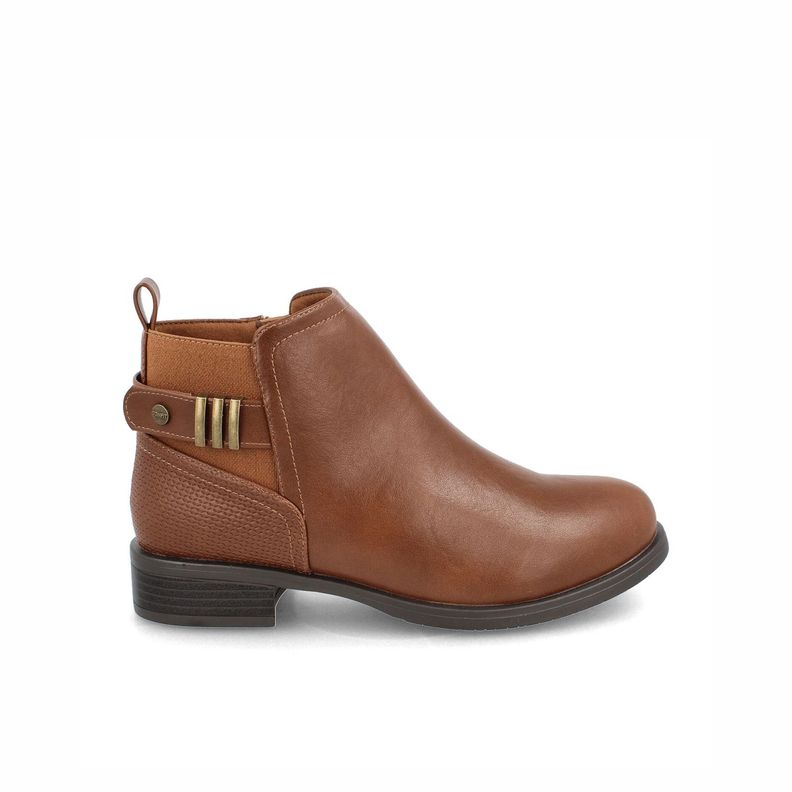 Botín Mujer Bata Comfit Qincy Camel-1