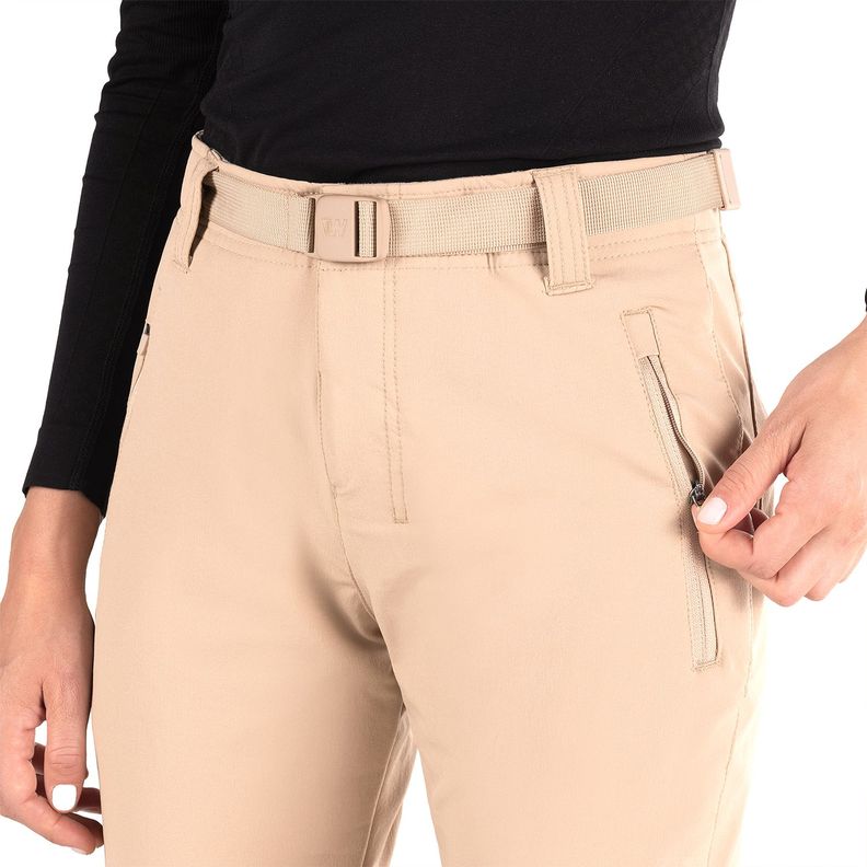 Pantalon Mujer Weinbrenner Comfort Beige-2