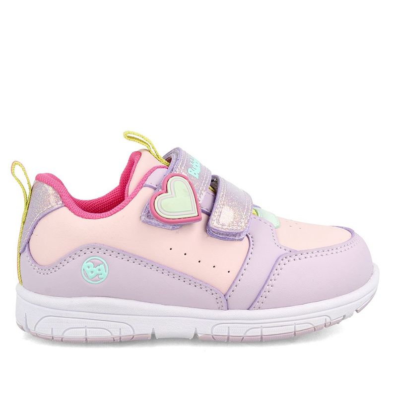 Zapatilla Niña Bubblegummers Soft Walker Lila-4
