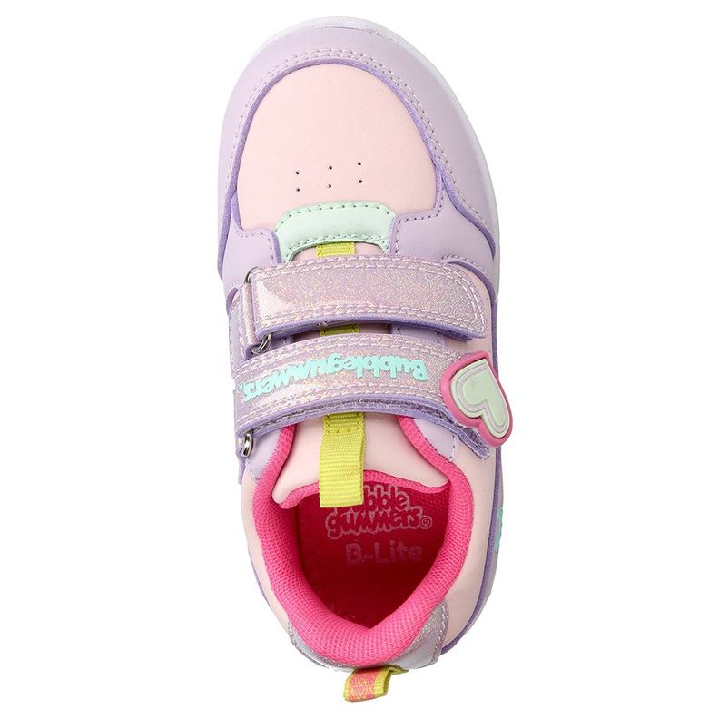 Zapatilla Niña Bubblegummers Soft Walker Lila-5