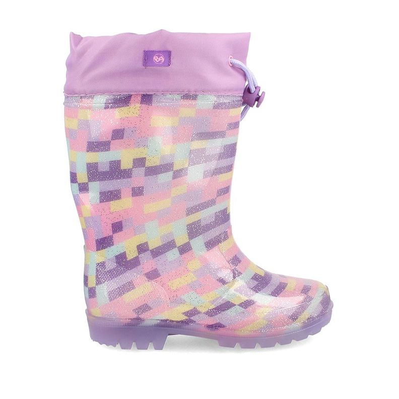 BOTA DE AGUA NIÑA BUBBLEGUMMERS BRIGHT GIRLS MORADO 26-29-4