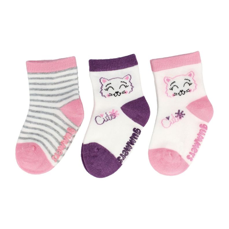 Calcetín Niña Bubblegummers Cute Lila-1
