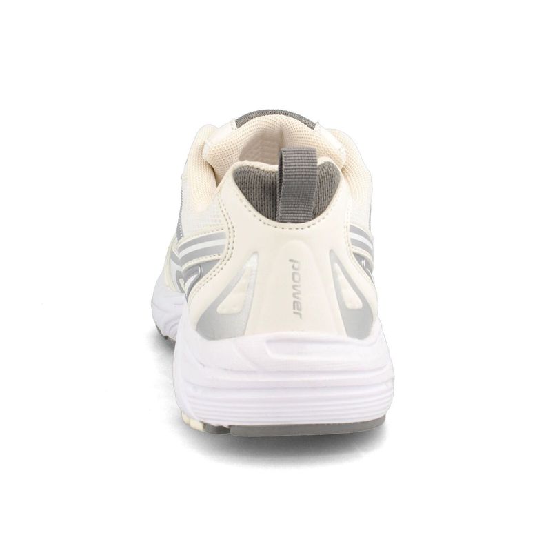 Zapatilla Mujer Power Zeta Relic Blanco-Plateado-2