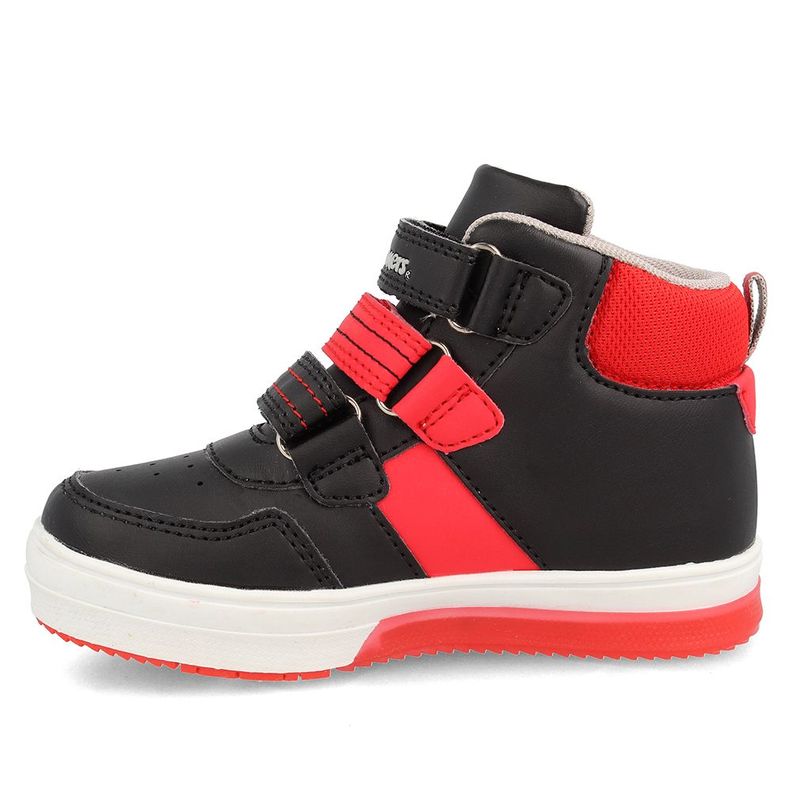 Botín Niño Luces Bubblegummers Neon Negro-1