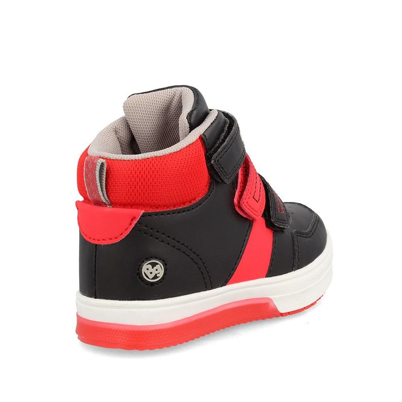 Botín Niño Luces Bubblegummers Neon Negro-3