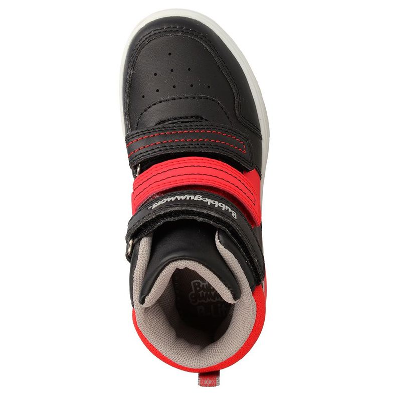 Botín Niño Luces Bubblegummers Neon Negro-5