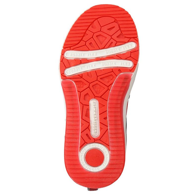 Botín Niño Luces Bubblegummers Neon Negro-6