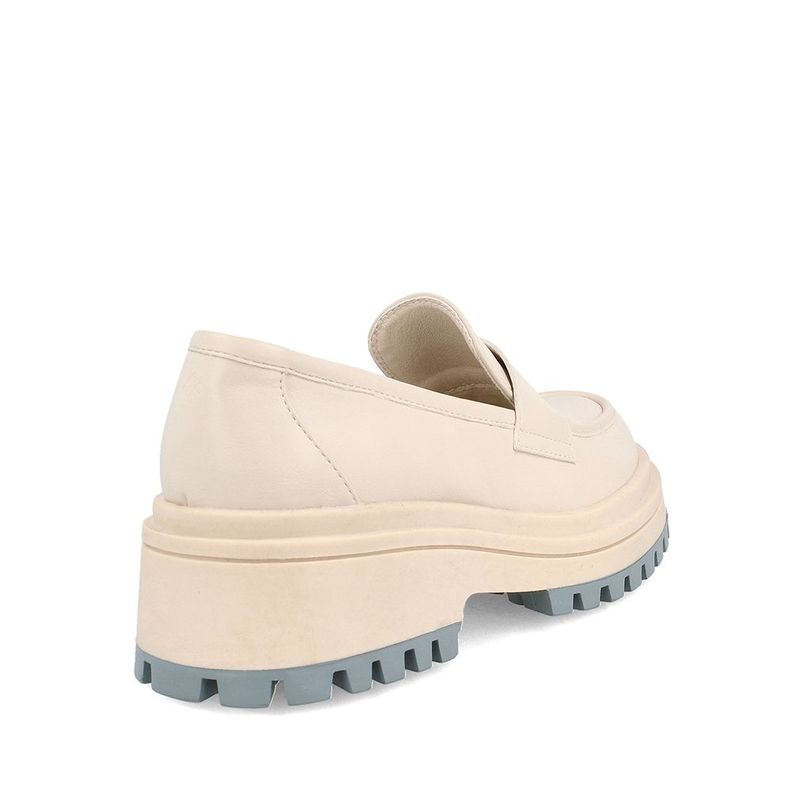 Mocasin Mujer Bata Red Label Raffa Blanco-3