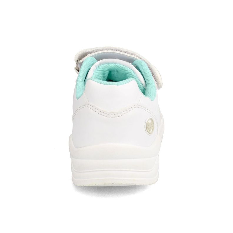 Zapatilla Escolar Niña Bubblegummers Frozen Blanco-Aqua-2