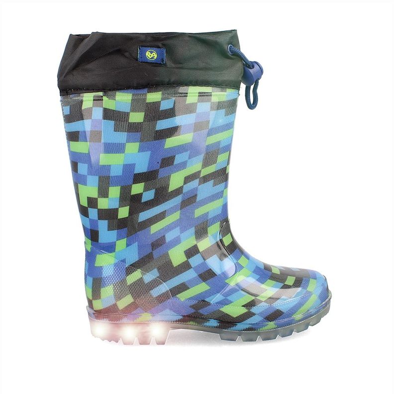 BOTA DE AGUA NIÑO BUBBLEGUMMERS BRIGHT BOYS VERDE 26-29-7