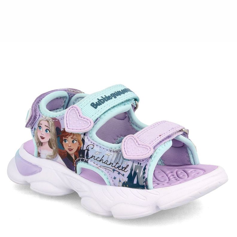 Sandalia  Niña Bubblegummers Frozen 3 Lila-Aqua-0