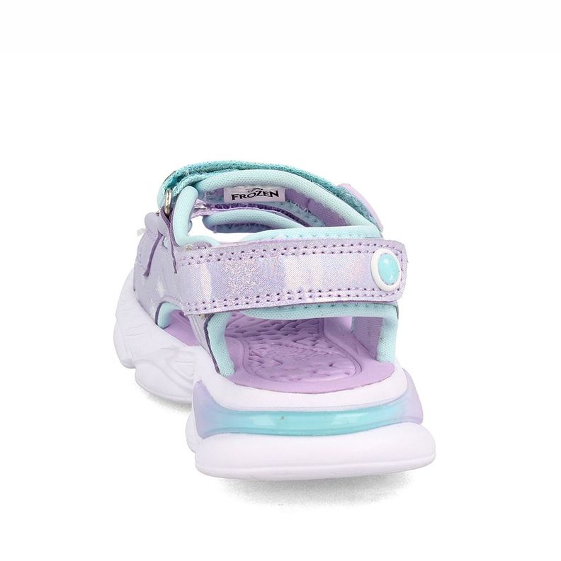 Sandalia  Niña Bubblegummers Frozen 3 Lila-Aqua-2
