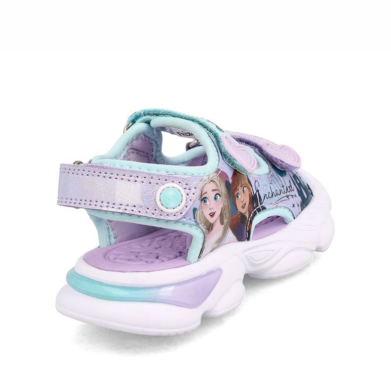 Sandalia  Niña Bubblegummers Frozen 3 Lila-Aqua-3