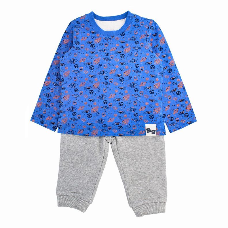 Conjunto De 2 Piezas Niño Bubblegummers Space Azúl-0