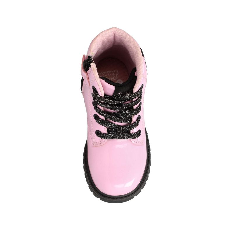 Botín Niña Bubblegummers Erschen Rosado-Negro-3