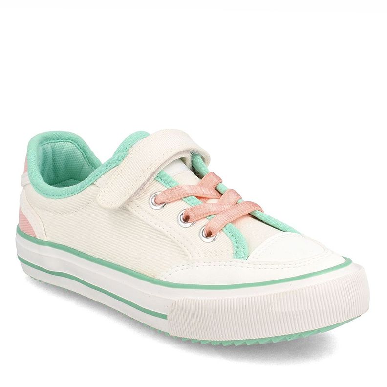 Zapatilla Niña Bubblegummers Dickens Blanco-Aqua