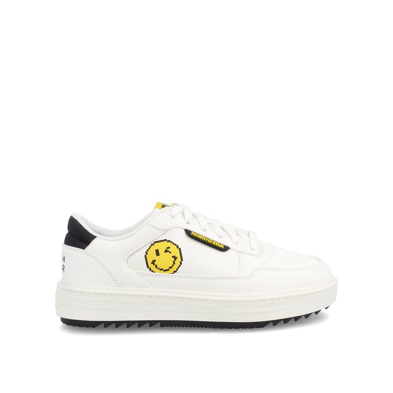 Zapatilla Mujer North Star SmileyWorld Replay Blanco-0