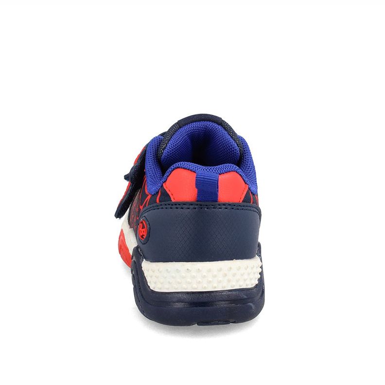 Zapatilla Niño Bubblegummers Luces Spiderman Marvel Azul-Rojo-2