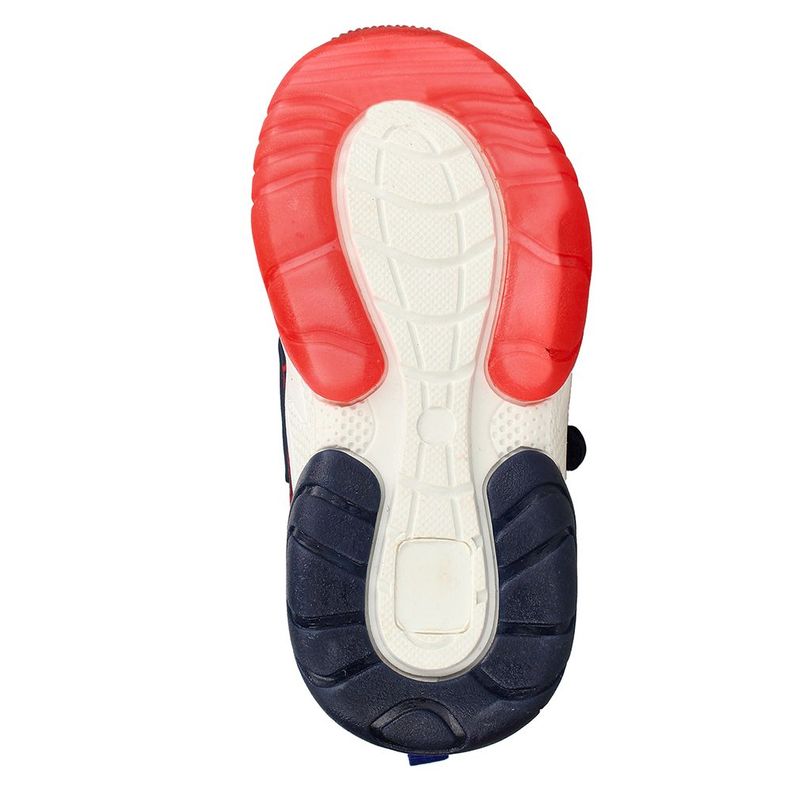 Zapatilla Niño Bubblegummers Luces Spiderman Marvel Azul-Rojo-6